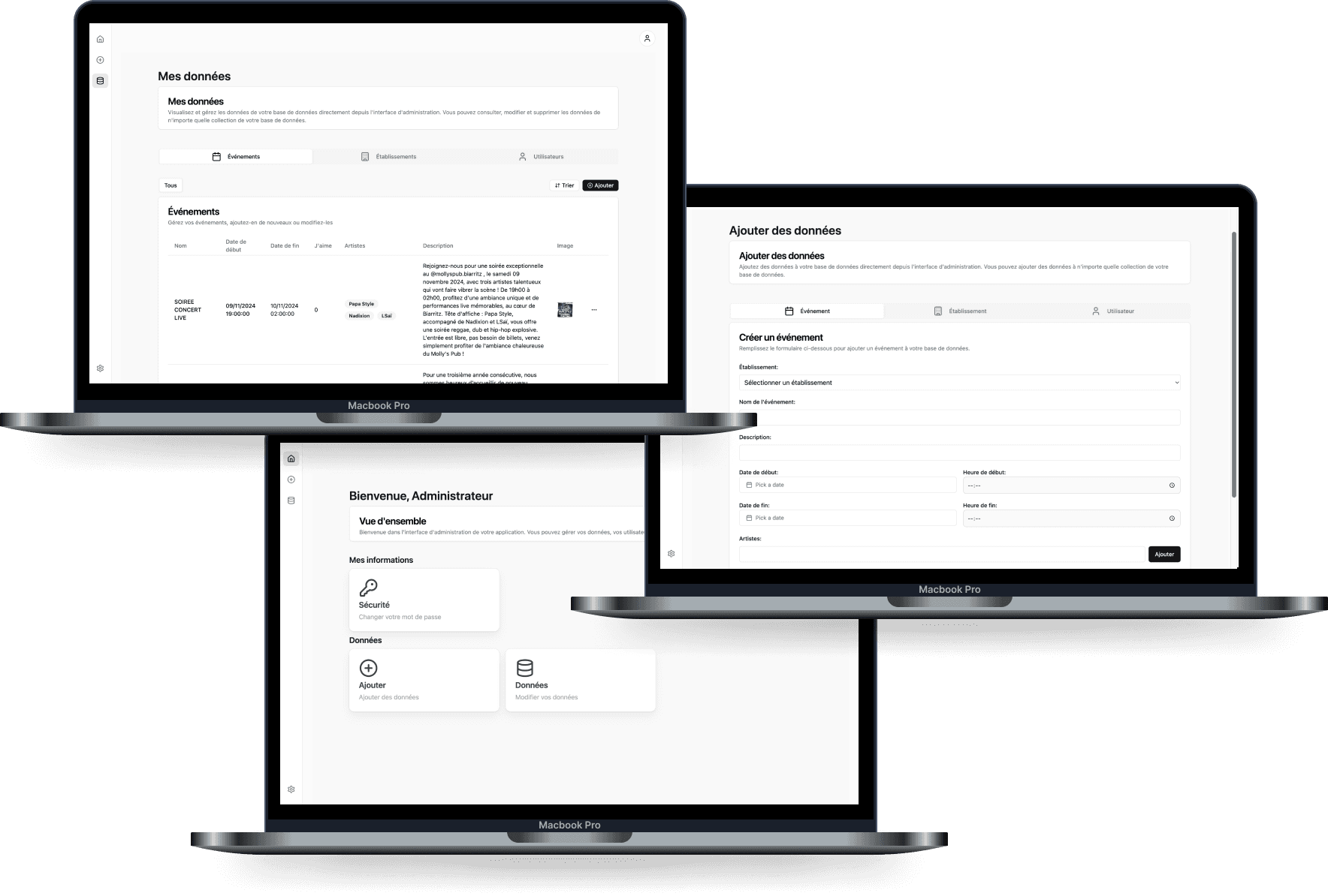 WebAppScreens